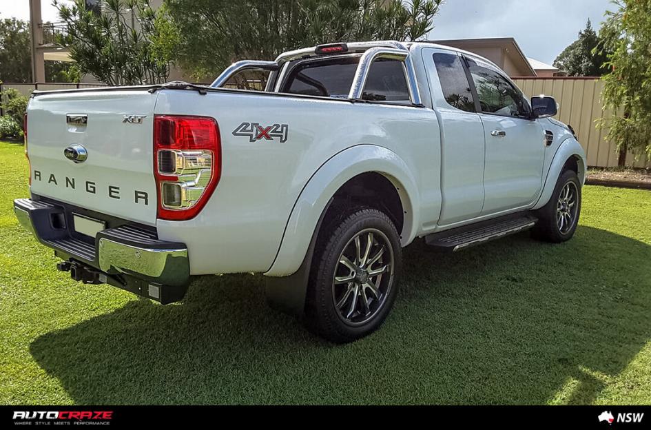 FORD RANGER MO983 SATIN GREY MILLED ACCENTS